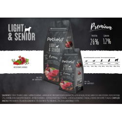 Ração Cão Petfield Premium Light & Senior 18 Kg